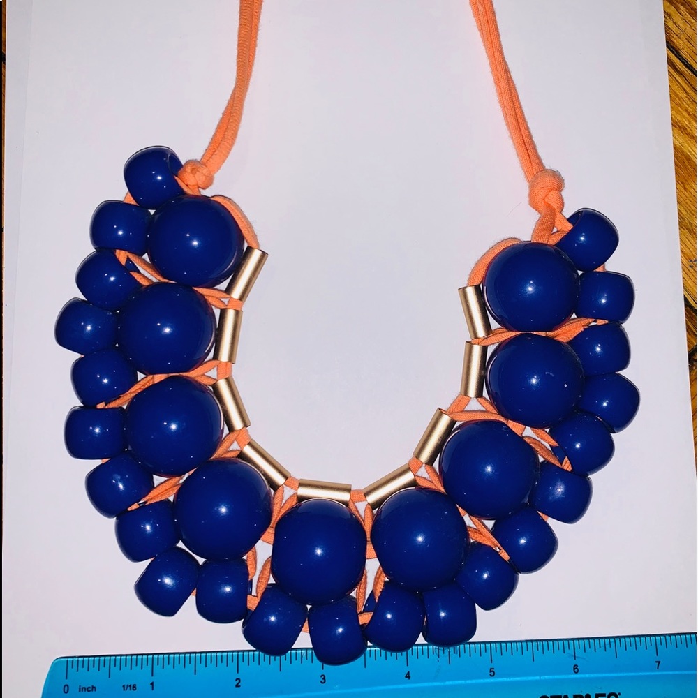 Statement necklace purple